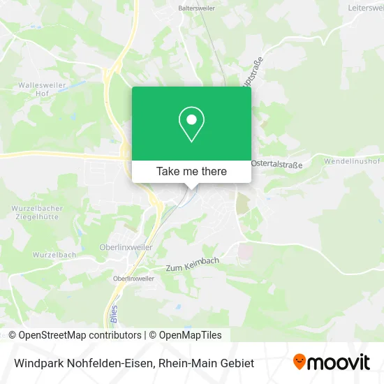 Карта Windpark Nohfelden-Eisen