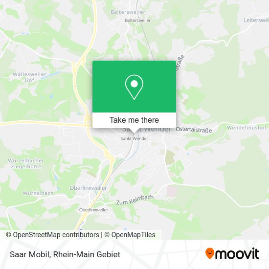 Карта Saar Mobil