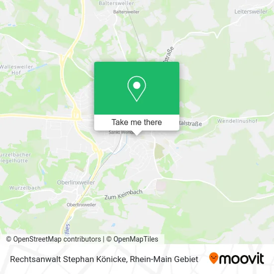 Карта Rechtsanwalt Stephan Könicke