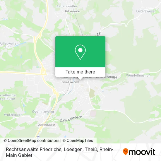 Карта Rechtsanwälte Friedrichs, Loesgen, Theiß
