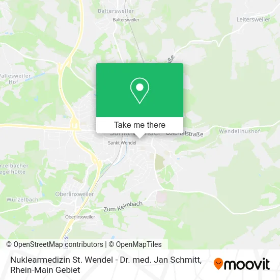 Карта Nuklearmedizin St. Wendel - Dr. med. Jan Schmitt