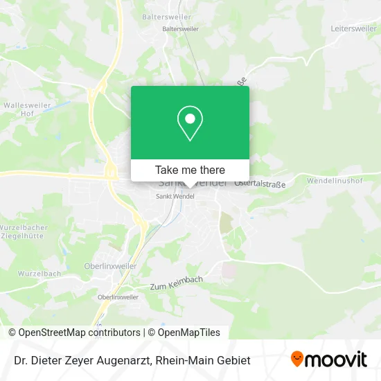 Карта Dr. Dieter Zeyer Augenarzt