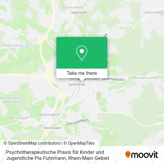 Psychotherapeutische Praxis für Kinder und Jugendliche Pia Fuhrmann map