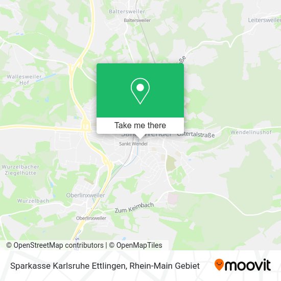 Карта Sparkasse Karlsruhe Ettlingen