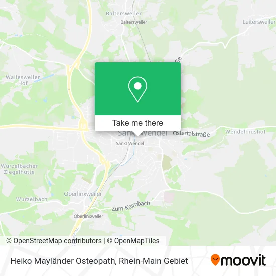 Карта Heiko Mayländer Osteopath