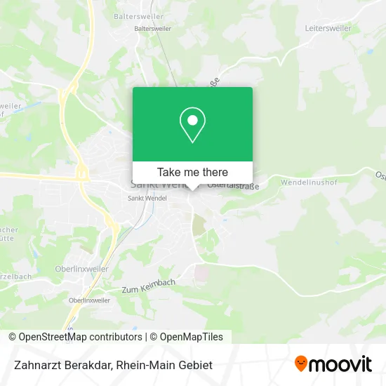 Карта Zahnarzt Berakdar