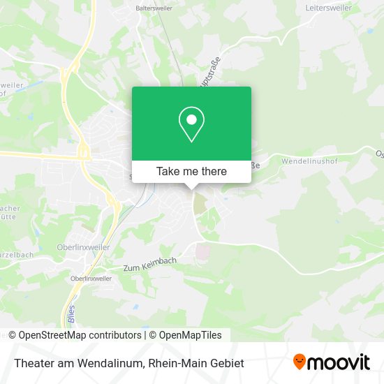 Карта Theater am Wendalinum