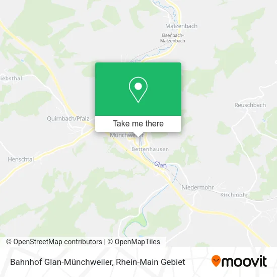 Карта Bahnhof Glan-Münchweiler