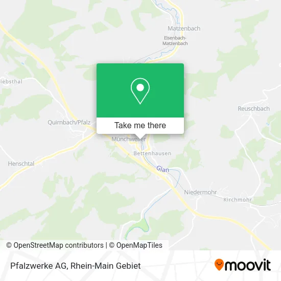 Карта Pfalzwerke AG