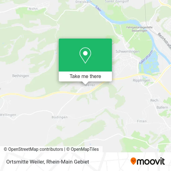 Карта Ortsmitte Weiler