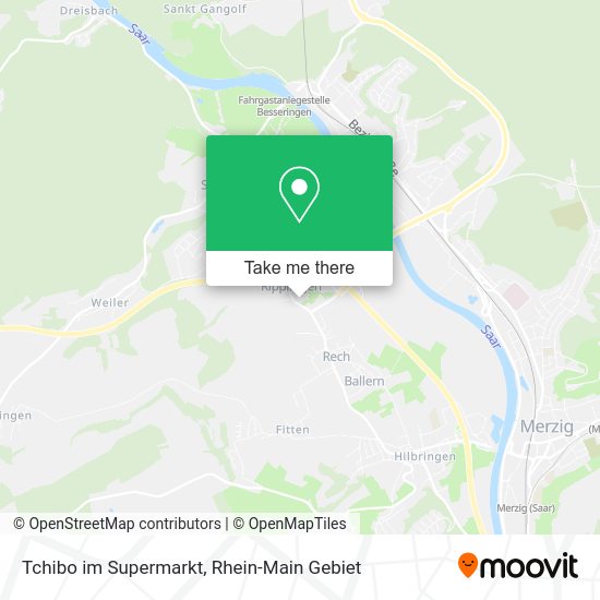 Карта Tchibo im Supermarkt