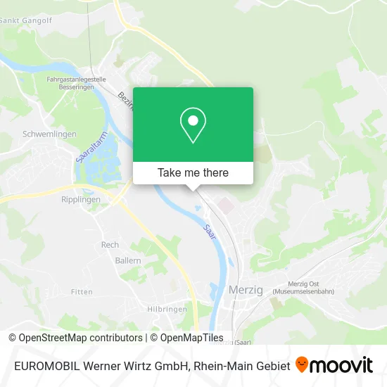 Карта EUROMOBIL Werner Wirtz GmbH