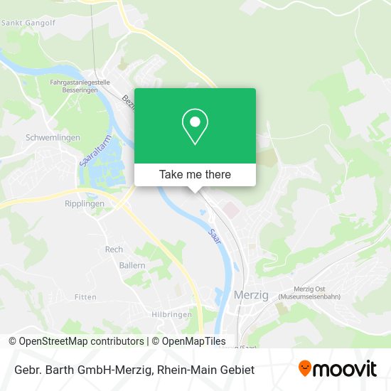 Карта Gebr. Barth GmbH-Merzig