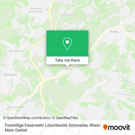 Карта Freiwillige Feuerwehr Löschbezirk Sotzweiler