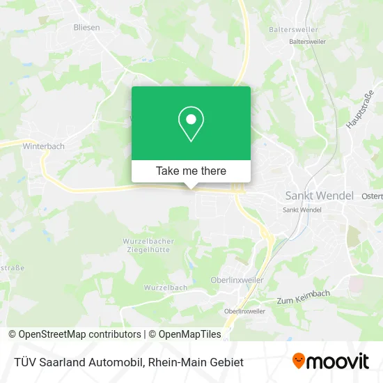Карта TÜV Saarland Automobil
