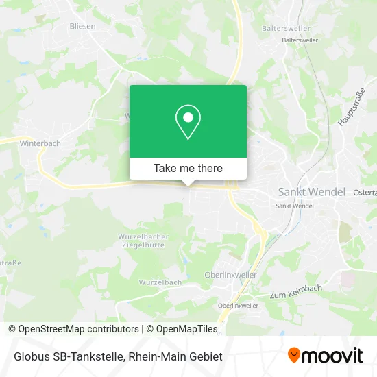 Карта Globus SB-Tankstelle