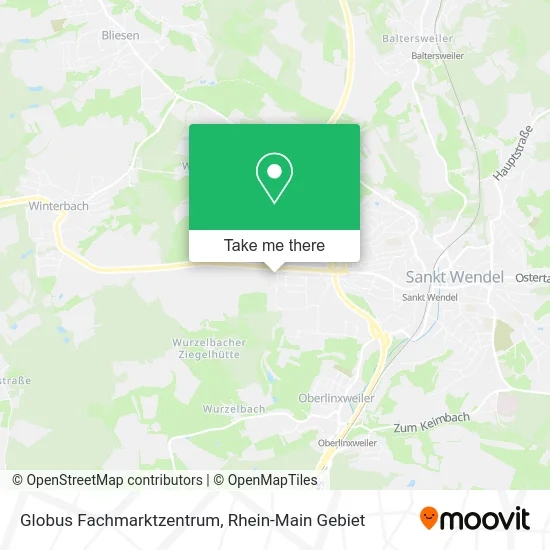 Карта Globus Fachmarktzentrum