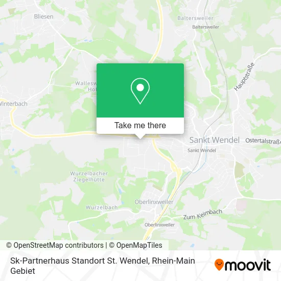 Карта Sk-Partnerhaus Standort St. Wendel