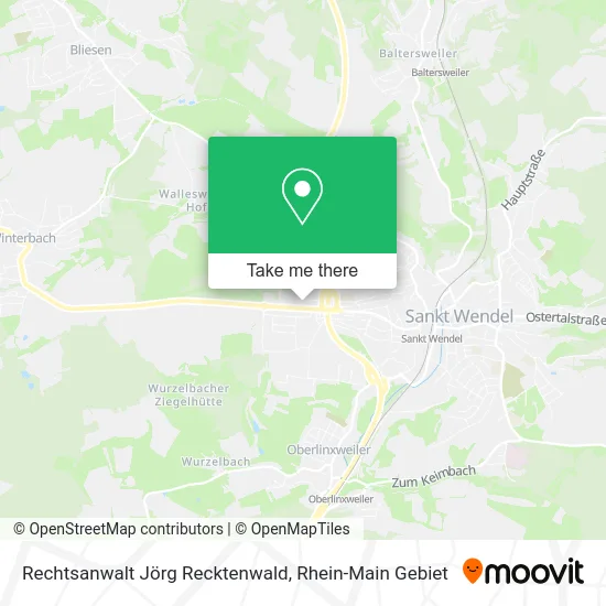 Карта Rechtsanwalt Jörg Recktenwald