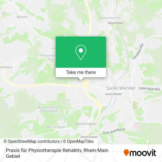 Карта Praxis für Physiotherapie Rehaktiv