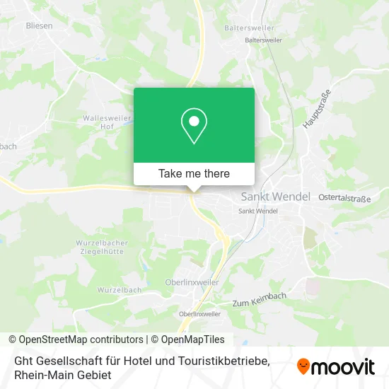 Карта Ght Gesellschaft für Hotel und Touristikbetriebe