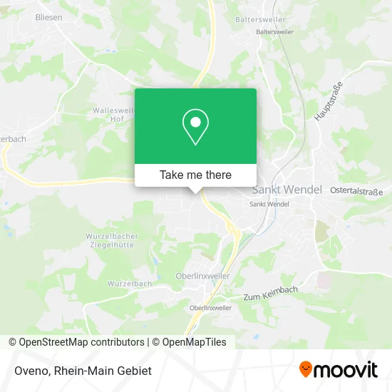 Карта Oveno