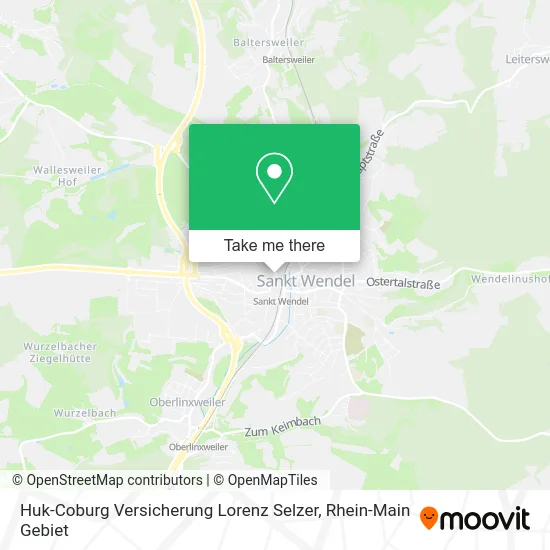 Карта Huk-Coburg Versicherung Lorenz Selzer