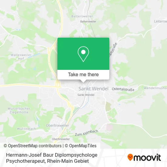 Карта Hermann-Josef Baur Diplompsychologe Psychotherapeut