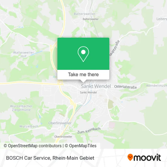 Карта BOSCH Car Service