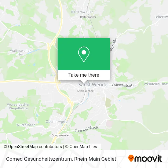 Карта Comed Gesundheitszentrum