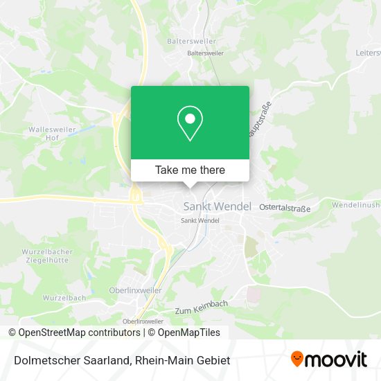 Карта Dolmetscher Saarland