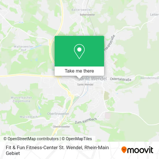 Карта Fit & Fun Fitness-Center St. Wendel