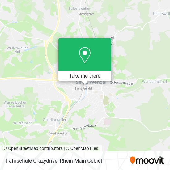 Карта Fahrschule Crazydrive
