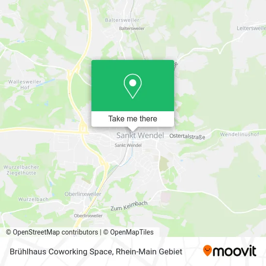 Карта Brühlhaus Coworking Space
