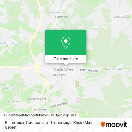 Карта Phimmada Traditionelle Thaimaßage
