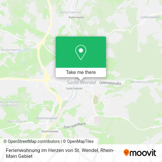 Ferienwohnung im Herzen von St. Wendel map