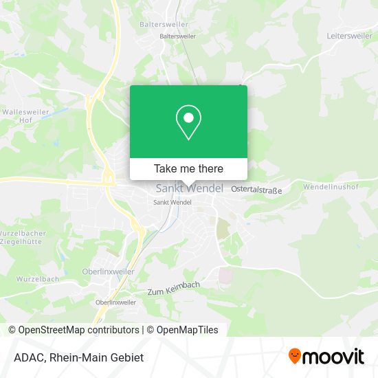 Карта ADAC