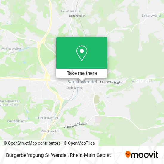 Карта Bürgerbefragung St Wendel