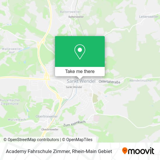 Карта Academy Fahrschule Zimmer