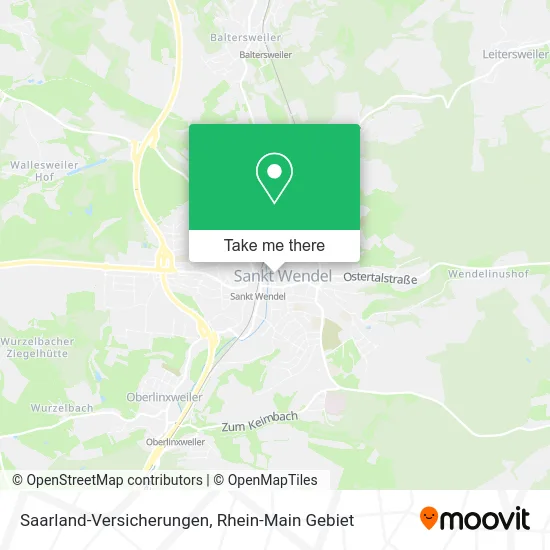 Карта Saarland-Versicherungen