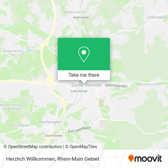 Карта Herzlich Willkommen