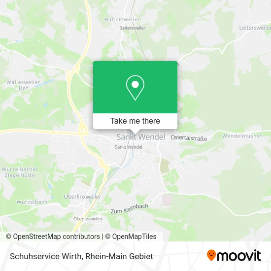 Карта Schuhservice Wirth
