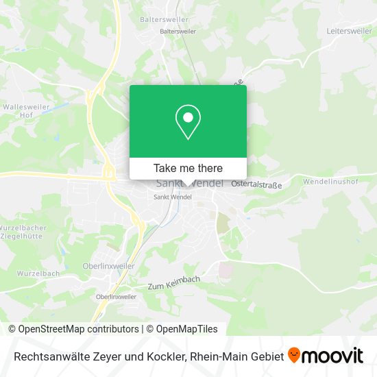 Карта Rechtsanwälte Zeyer und Kockler