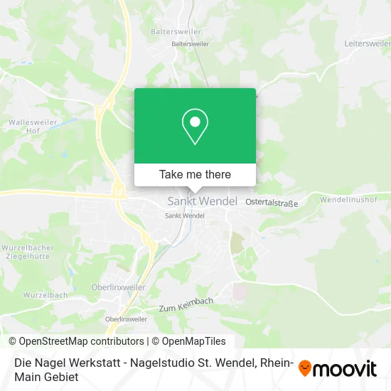 Карта Die Nagel Werkstatt - Nagelstudio St. Wendel