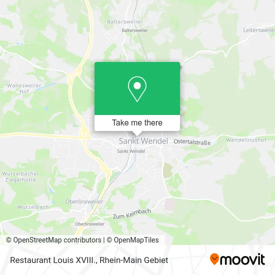 Карта Restaurant Louis XVIII.