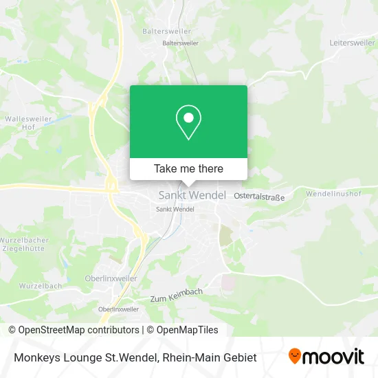 Карта Monkeys Lounge St.Wendel