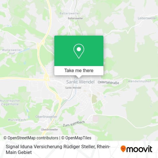 Карта Signal Iduna Versicherung Rüdiger Steller
