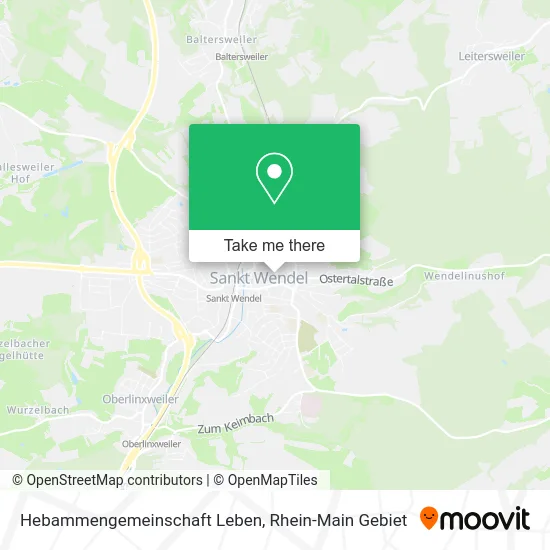Карта Hebammengemeinschaft Leben