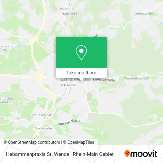 Карта Hebammenpraxis St. Wendel