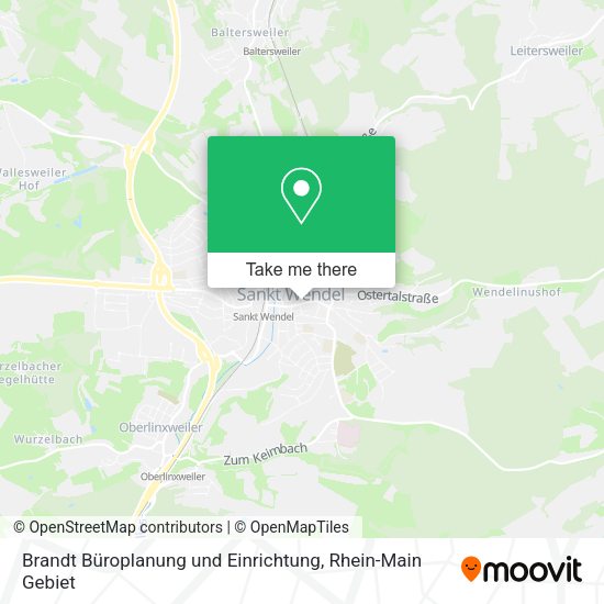 Карта Brandt Büroplanung und Einrichtung